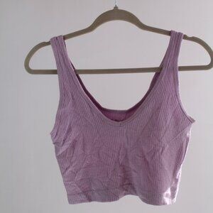 Light Purple Urban Outfitters Crop Top Size Large